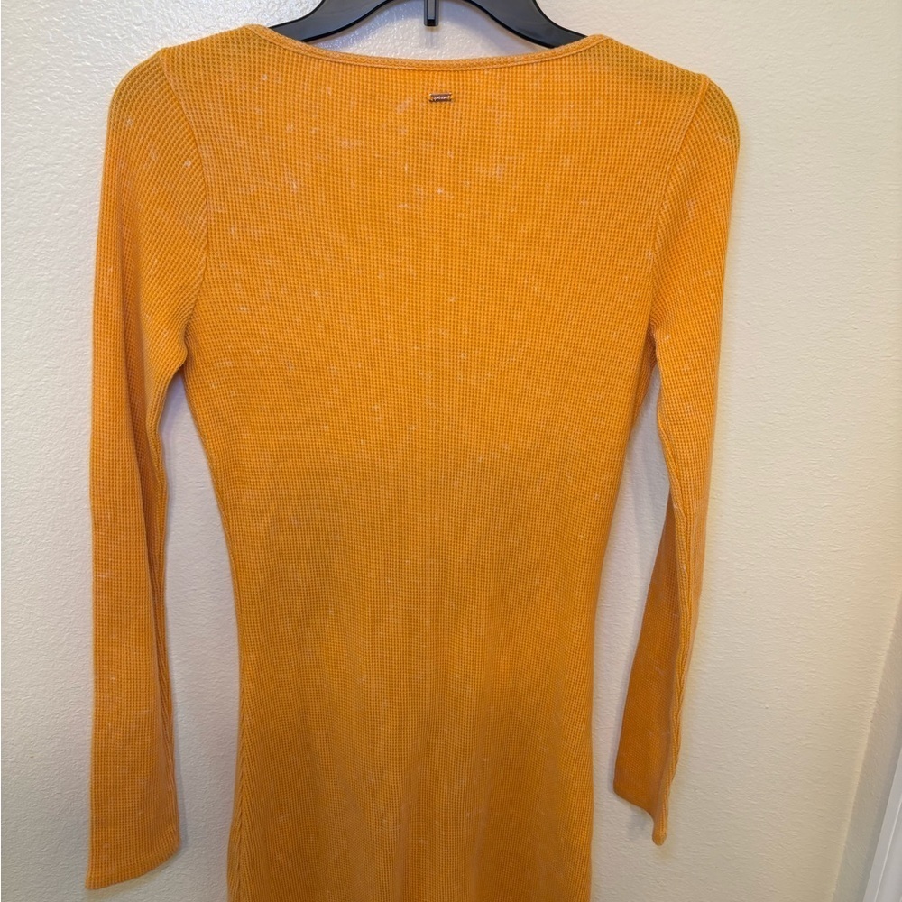PINK Victoria's Secret Orange Long Sleeve Dress - Picture 6 of 7